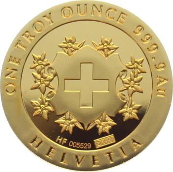 Schweiz 1 Unze 2014 Gold Wilhelm Tell - 1 Unze Feingold